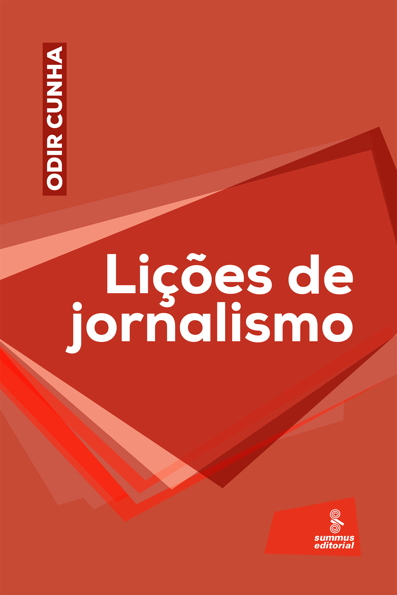 Capa do livro Lições de jornalismo