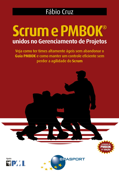 Capa do livro Scrum e PMBOK unidos no gerenciamento de projetos
