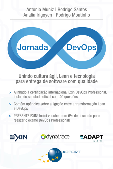 Capa do livro Jornada DevOps: unindo cultura ágil, Lean e tecnologia para entrega de software de qualidade