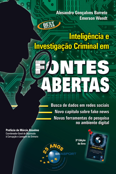 Capa do livro Inteligência e investigação criminal em fontes abertas