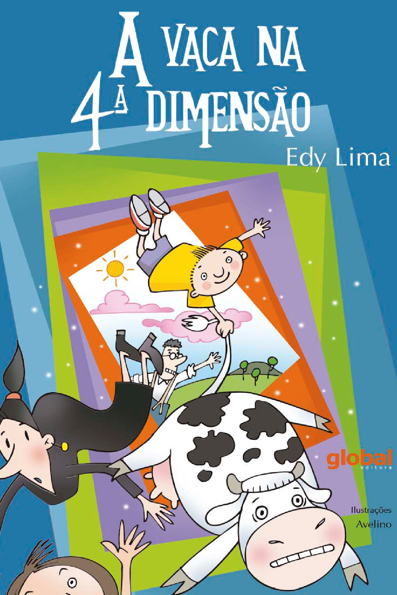 Capa do livro A vaca na 4ª dimensão