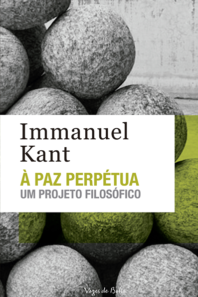 Capa do livro À paz perpétua: um projeto filosófico