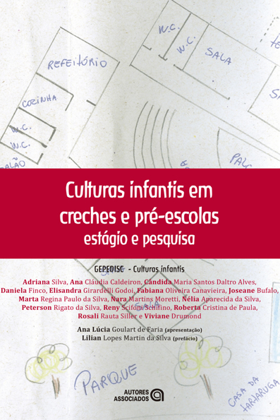 Capa do livro Culturas infantis em creches e pré-escolas: estágio e pesquisa