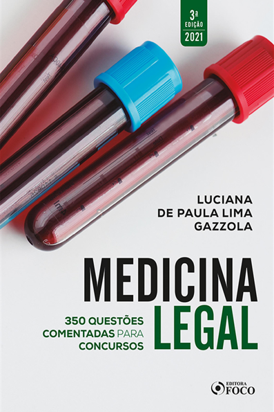 Capa do livro Medicina legal: 350 questões comentadas para concursos