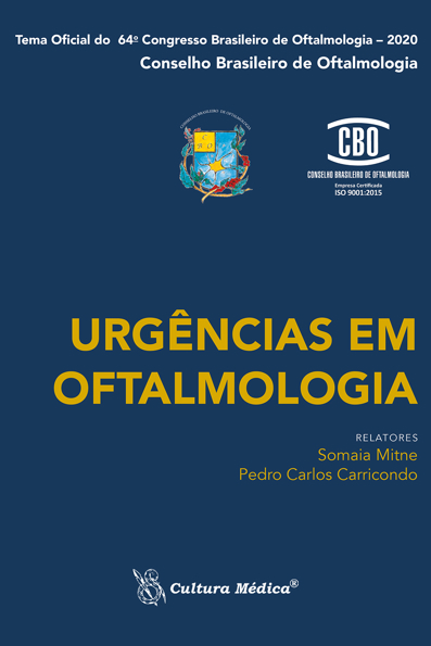 Capa do livro Urgências em oftalmologia