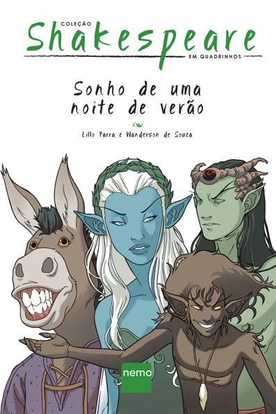 Capa do livro Sonho de uma noite de verão