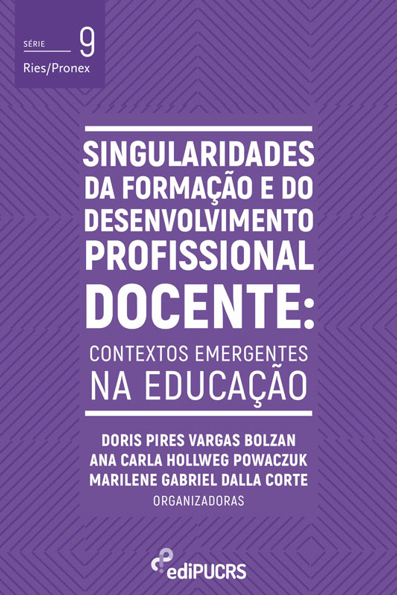 Capa do livro Singularidades da formação e do desenvolvimento profissional docente: contextos emergentes na educação