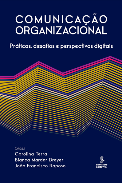 Capa do livro Comunicação organizacional: práticas, desafios e perspectivas digitais