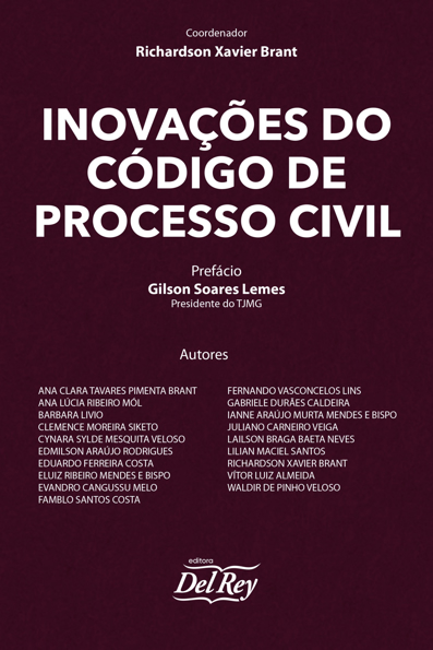 Capa do livro Inovações do código de processo civil