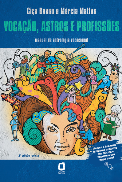 Capa do livro Vocação, astros e profissões: manual de astrologia vocacional