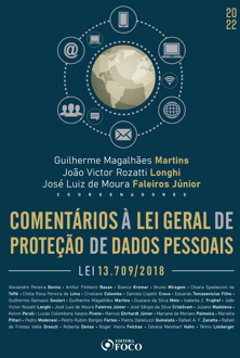Capa do livro Comentários à lei geral de proteção de dados pessoais: lei 13.709/2018