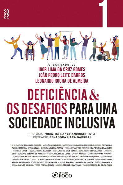 Capa do livro Deficiência e os desafios para uma sociedade inclusiva