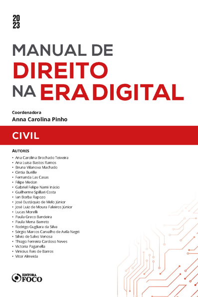 Capa do livro Manual de direito na era digital: civil