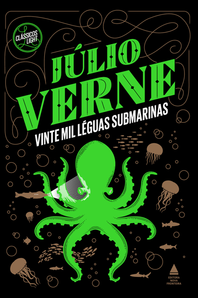 Capa do livro Vinte mil léguas submarinas