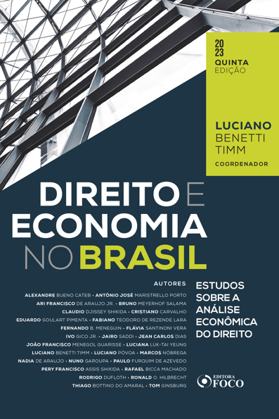Capa do livro Direito e economia no Brasil: estudos sobre a análise econômica do direito