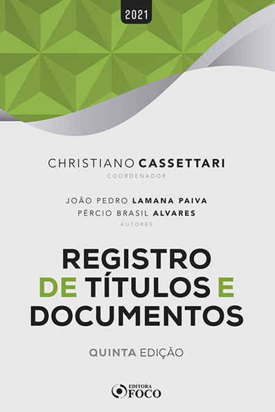 Capa do livro Registro de títulos e documentos