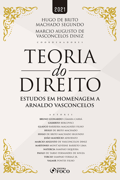 Capa do livro Teoria do direito: estudos em homenagem a Arnaldo Vasconcelos