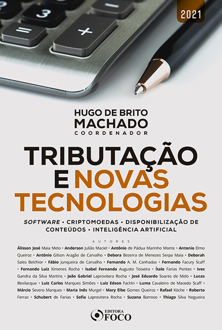 Capa do livro Tributação e novas tecnologias: software; criptomoedas; disponibilização de conteúdos; inteligência artificial