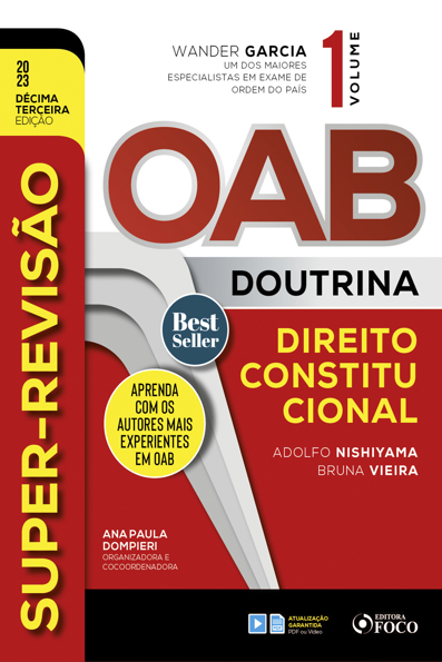 Capa do livro OAB doutrina: direito constitucional