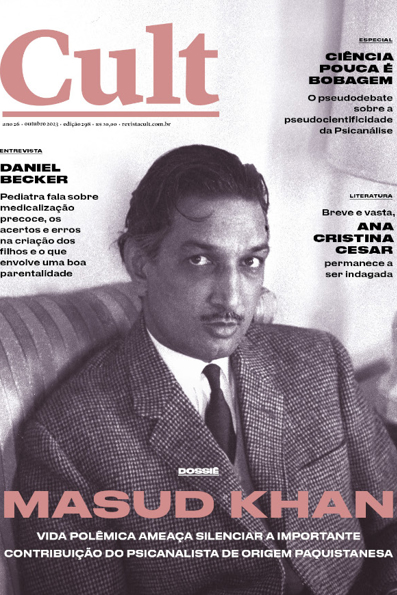 Capa do livro Cult: dossiê : Masud Khan: vida polêmica ameaça silenciar a importante contribuição do psicanalista de origem paquistanesa