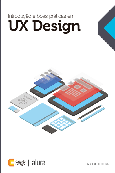 Capa do livro Introdução e boas práticas em UX design