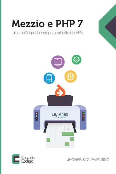 Capa do livro Mezzio e PHP 7: uma união poderosa para criação de APIs