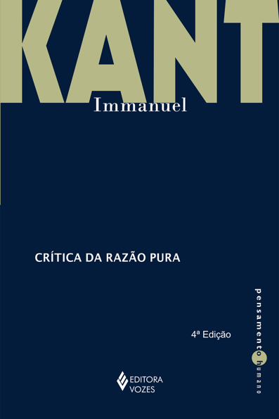 Capa do livro Crítica da razão pura