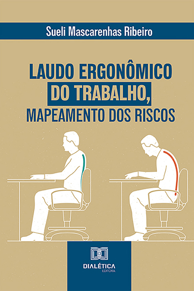 Capa do livro Laudo ergonômico do trabalho, mapeamento dos riscos