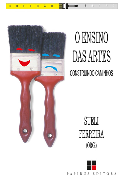 Capa do livro O ensino das artes: construindo caminhos