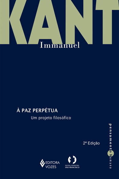 Capa do livro À paz perpétua: Um projeto filosófico