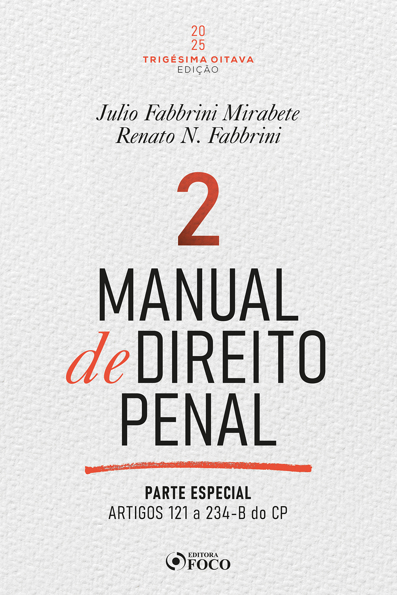 Capa do livro Manual de direito penal: parte especial - arts. 121 a 234-B do CP
