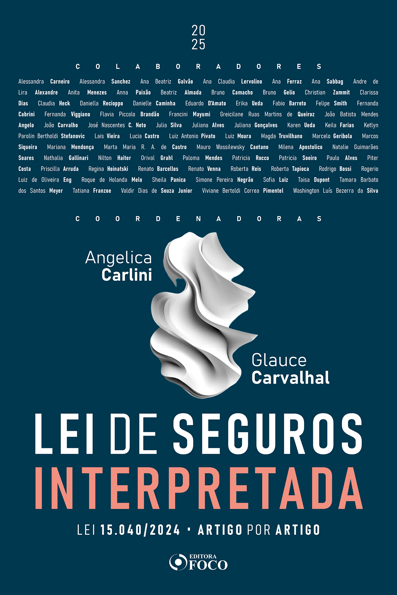 Capa do livro Lei de seguros interpretada: lei 15.040/2024 - artigo por artigo