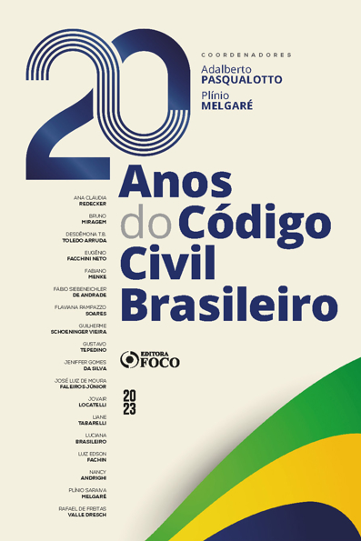 Capa do livro 20 anos do Código Civil Brasileiro