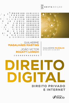 Capa do livro Direito Digital: direito privado e internet - 6ª- 2025
