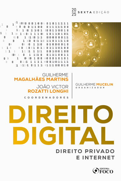 Capa do livro Direito Digital: direito privado e internet - 6ª- 2025