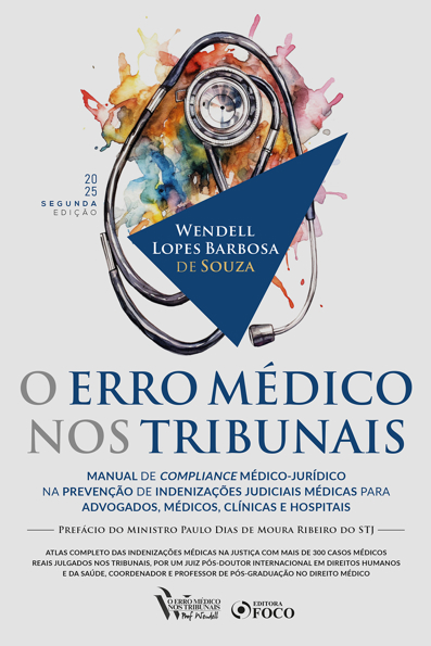Capa do livro O Erro Médico nos Tribunais - 2ª Ed - 2025
