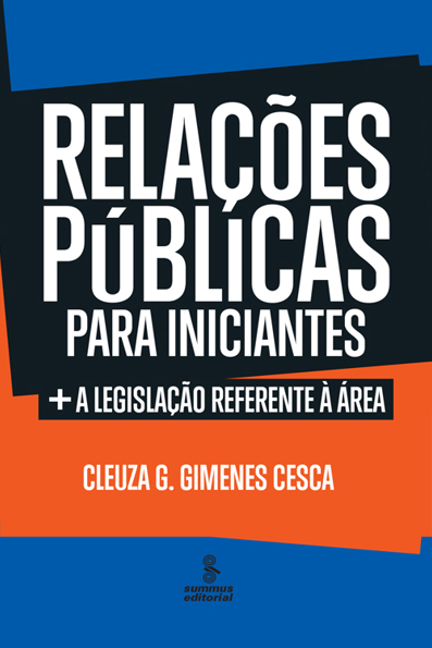 Capa do livro Relações públicas para iniciantes