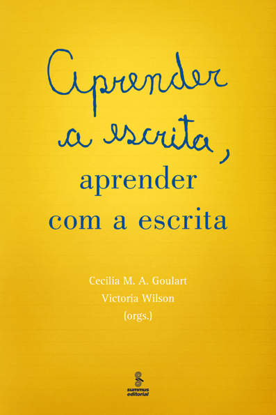 Capa do livro Aprender a escrita, aprender com a escrita