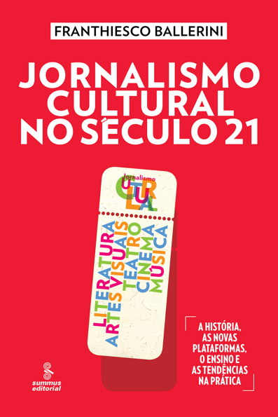 Capa do livro Jornalismo cultural no século 21