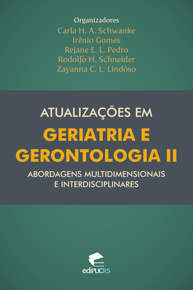 Capa do livro Atualizações em geriatria e gerontologia II: abordagens multidimensionais e interdisciplinares