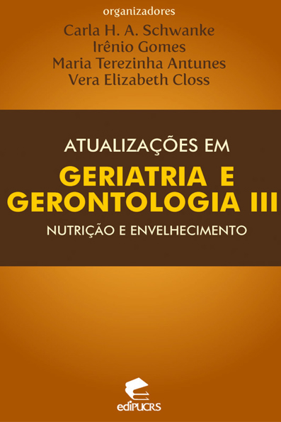Capa do livro Atualizações em geriatria e gerontologia III: nutrição e envelhecimento